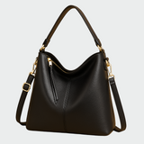 Traditional Leather Hobo Bag