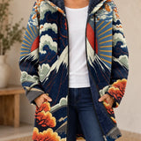 Ezra | Artistic Hooded Cardigan