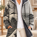Margot | Artistic Hooded Cardigan