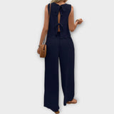 Thérèse – Vest with Floral Pattern and Trousers