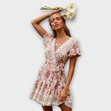 Amina - Elegant Short Dress