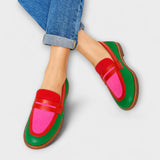 Nyla™ | Stylish Contrast Casual Moccasins
