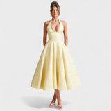 Halina - Midi Dress with Corset Cut