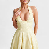 Halina - Midi Dress with Corset Cut