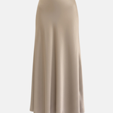 Maxi skirt with a high waist