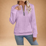 Pagona - Elegant Women's Zip-Up Cardigan with Cable Knit Design for Ultimate Comfort