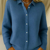 Katrina | Structured Sweater with Buttons