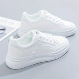 Stylish White Sneakers with Lightweight Comfort