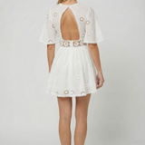 Olivia | Mini Dress with Floral Embroidery