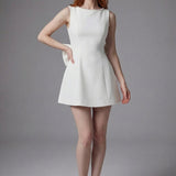 Ľudmila | Structured Cocktail Mini Dress