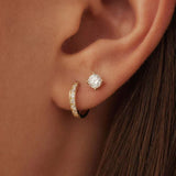 Sidonia – Set of Earrings with Shiny Stones