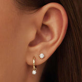 Solveig – Set of Shiny Earrings with Stones