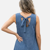 Pravoslava | Loose Mini Dress with Ruffled Hem