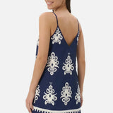 Gertrúda | Patterned Mini Dress with Straps