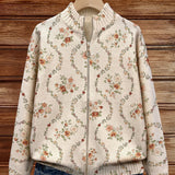 Ingrid | Cardigan with Delicate Floral Vines