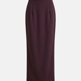 Long Burgundy Skirt