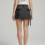 Mini Skirt with Bows