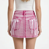 Mini Skirt with Bows