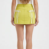 Mini Skirt with Bows