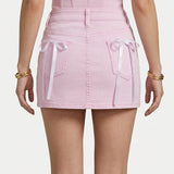 Mini Skirt with Bows