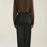 Ruffled Midi Skirt