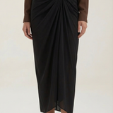 Ruffled Midi Skirt