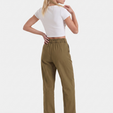 Svätava | Pleated Trousers with Wide Cut and High Waist