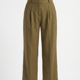 Svätava | Pleated Trousers with Wide Cut and High Waist