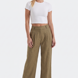 Svätava | Pleated Trousers with Wide Cut and High Waist