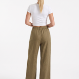 Svätava | Pleated Trousers with Wide Cut and High Waist