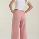 Svätava | Pleated Trousers with Wide Cut and High Waist