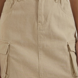 Cargo skirt with pockets