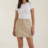 Cargo skirt with pockets