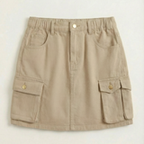 Cargo skirt with pockets