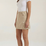 Cargo skirt with pockets
