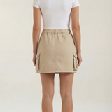 Cargo skirt with pockets