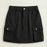 Cargo skirt with pockets