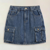 Cargo skirt with pockets