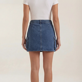 Cargo skirt with pockets