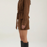 Mini Skirt with Belt and Subtle Appearance