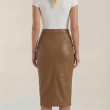Draped Midi Skirt