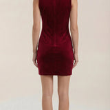 Paulína | Mini dress with square neckline
