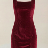 Paulína | Mini dress with square neckline