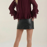 A-line Skirt with a Smooth Look