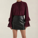 A-line Skirt with a Smooth Look