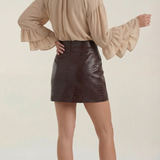 A-line Skirt with a Smooth Look