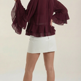 A-line Skirt with a Smooth Look
