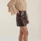 A-line Skirt with a Smooth Look