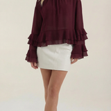 A-line Skirt with a Smooth Look