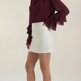 A-line Skirt with a Smooth Look